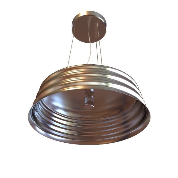 Contemporary Hanging Lamp 3D model_0