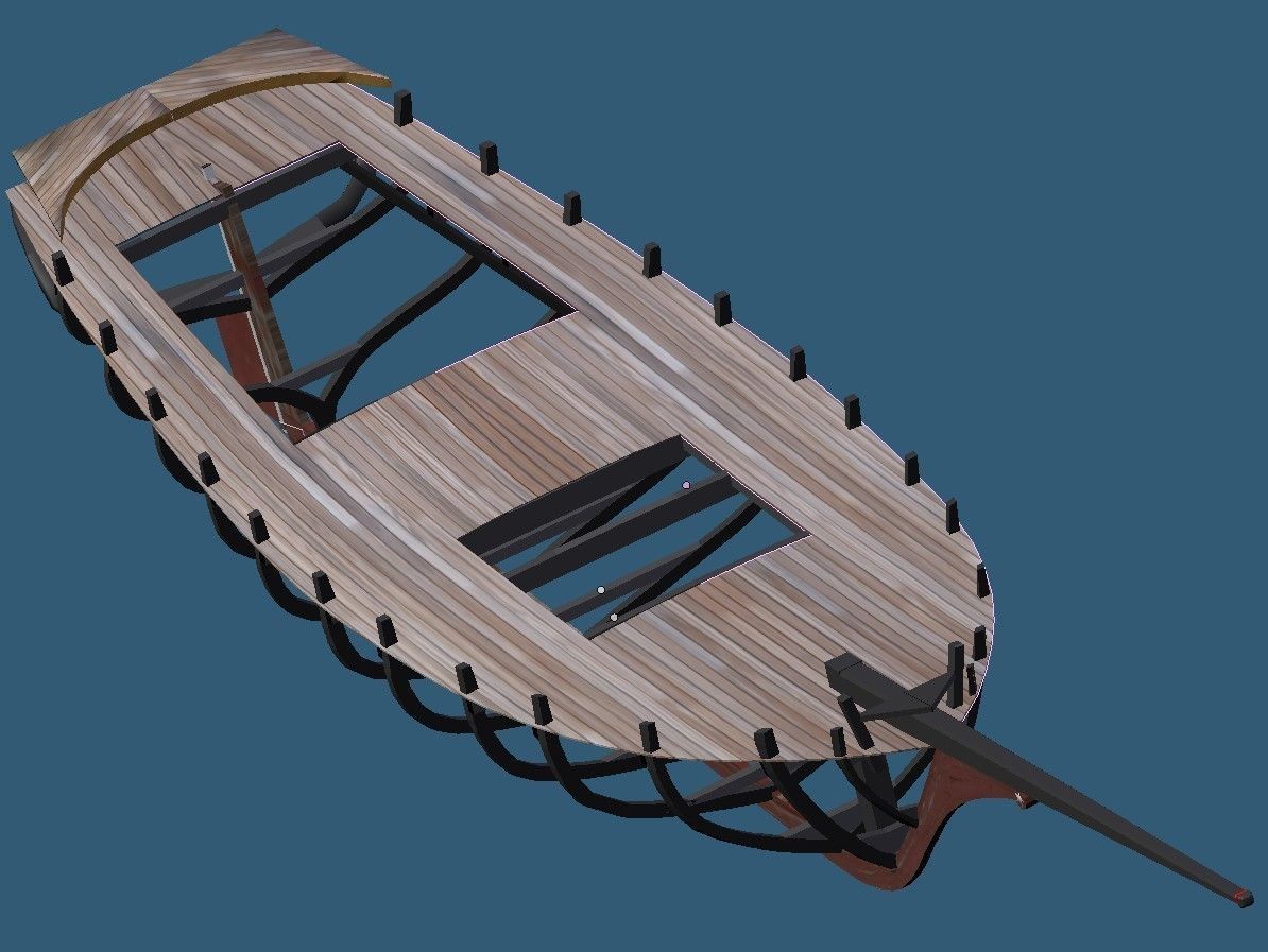 Sloop Spray of Joshua Slocum 3D model_16