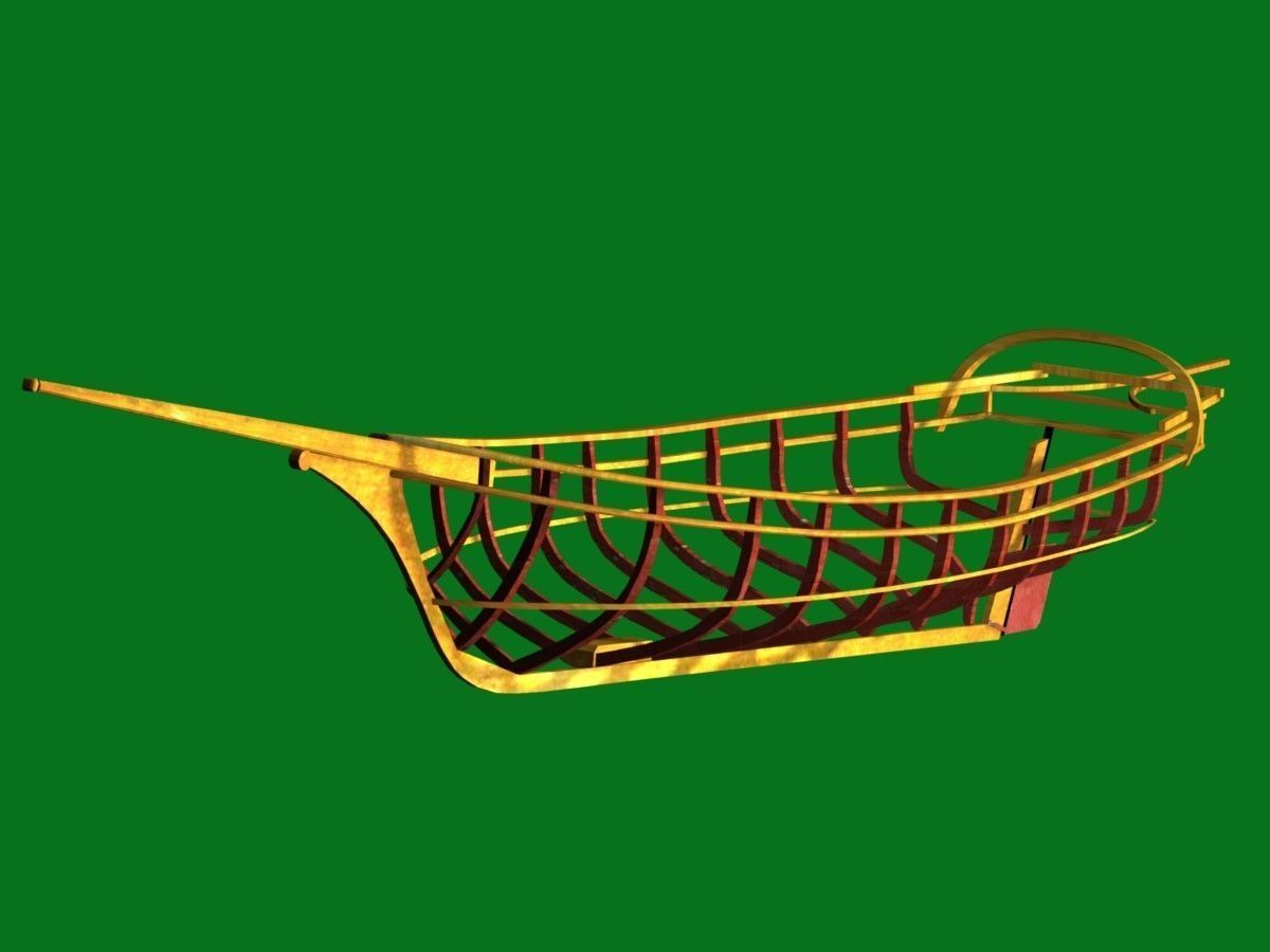 Sloop Spray of Joshua Slocum 3D model_3