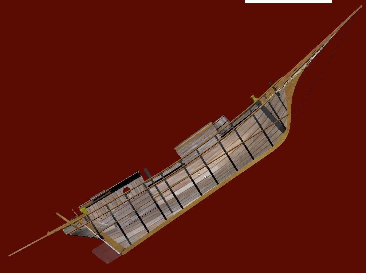 Sloop Spray of Joshua Slocum 3D model_6