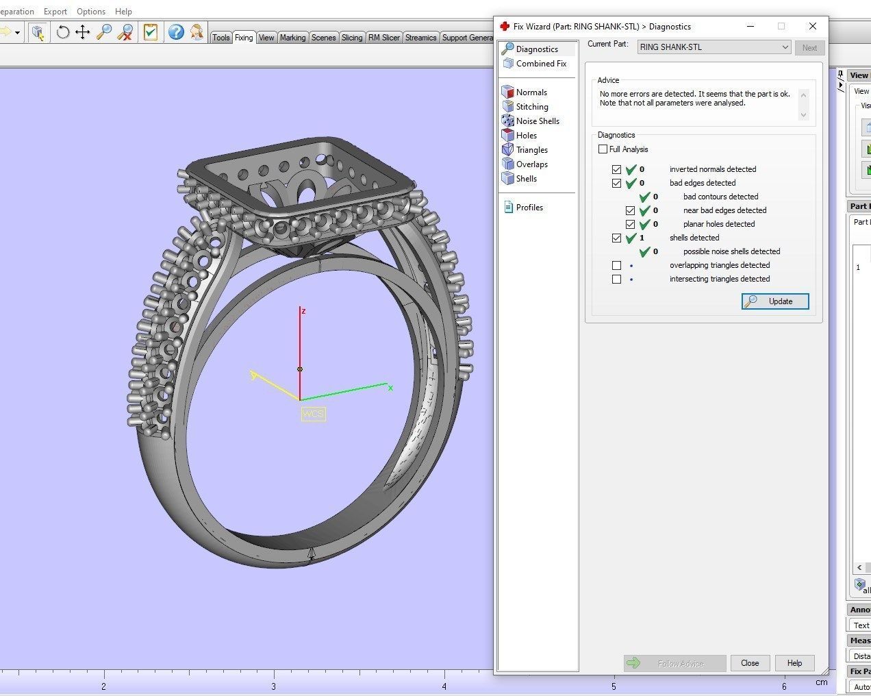 Princess Cut Diamond Halo Engagement Ring CAD-RPSV002 3D print model_35