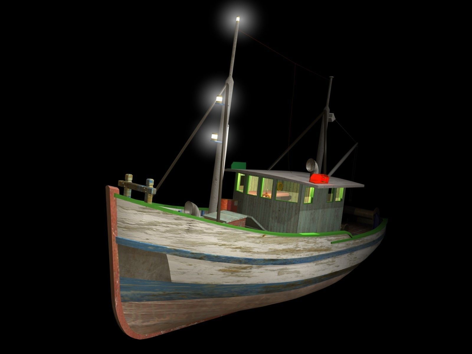 Trawler - FAO Fishing Boat 3D model_13