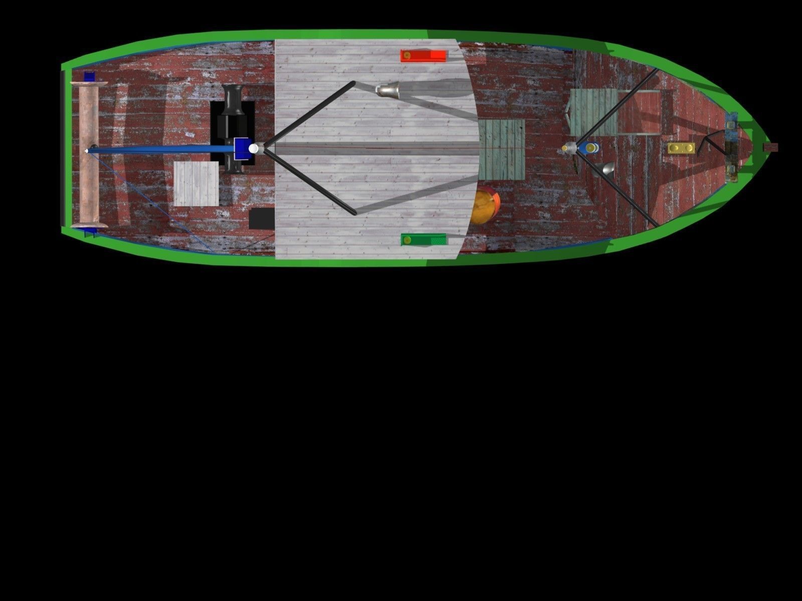 Trawler - FAO Fishing Boat 3D model_17