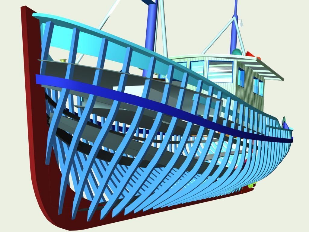 Trawler - FAO Fishing Boat 3D model_6