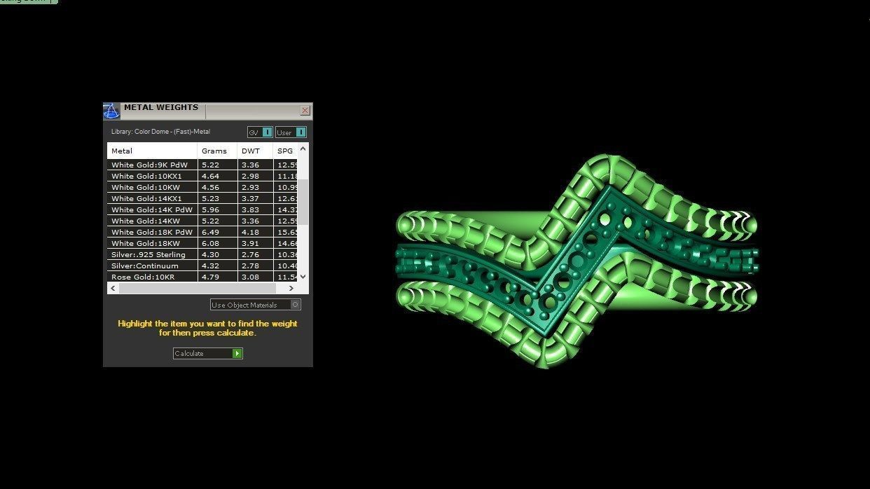 Bridal Set Rings 3D Models All Settings- PI0001-SV 3D print model_16