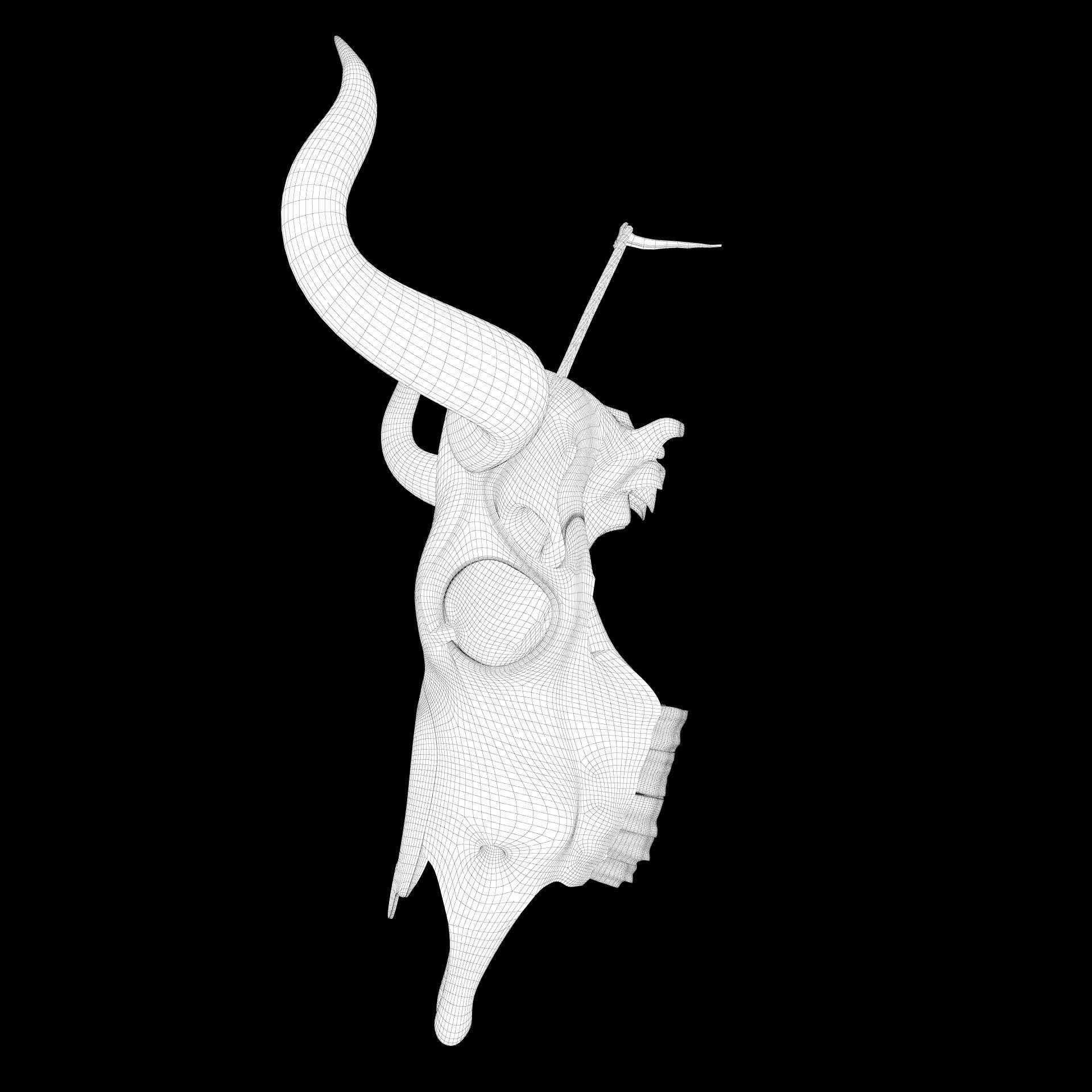 Cow skull 3D model_12