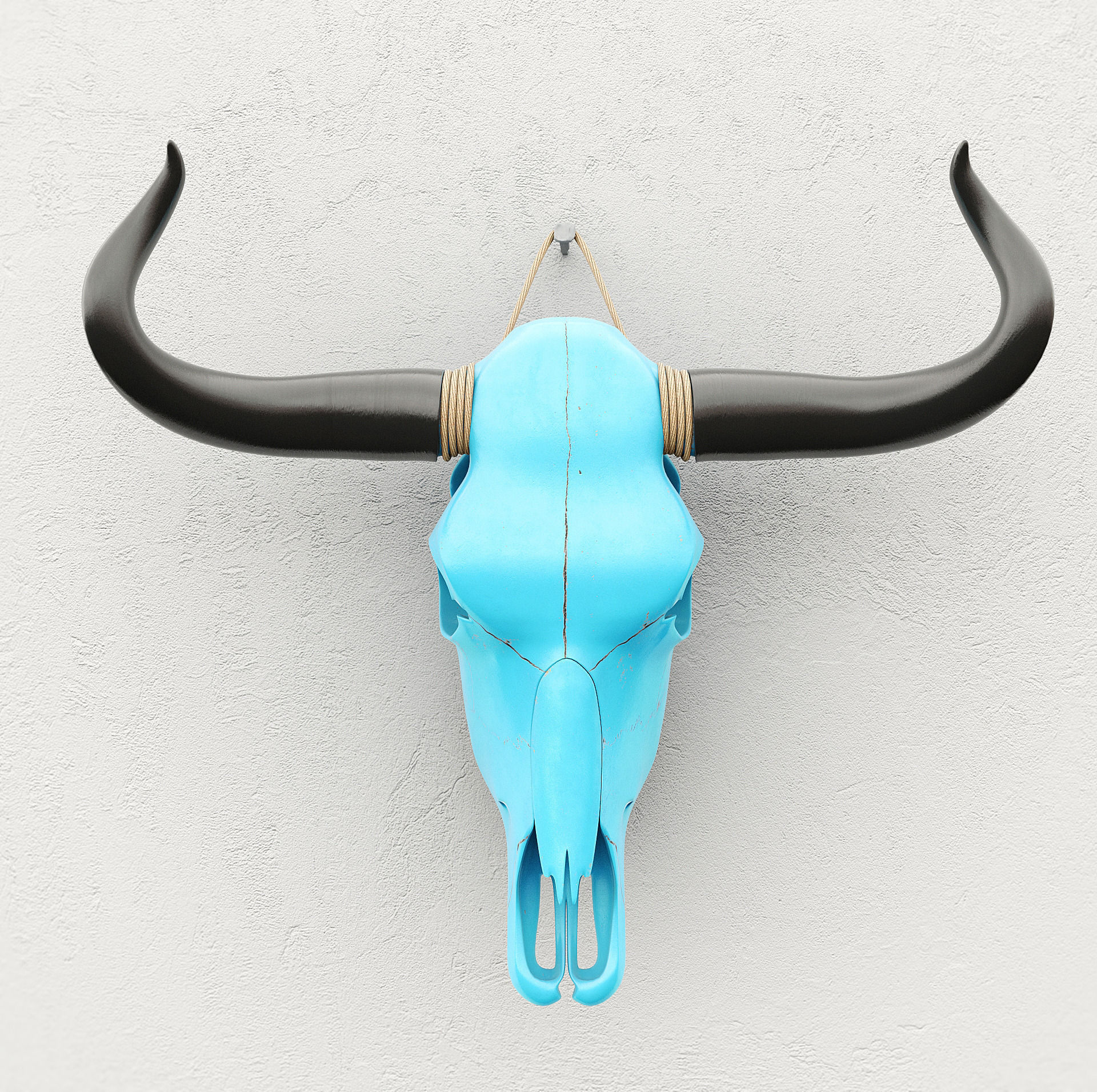 Cow skull 3D model_1
