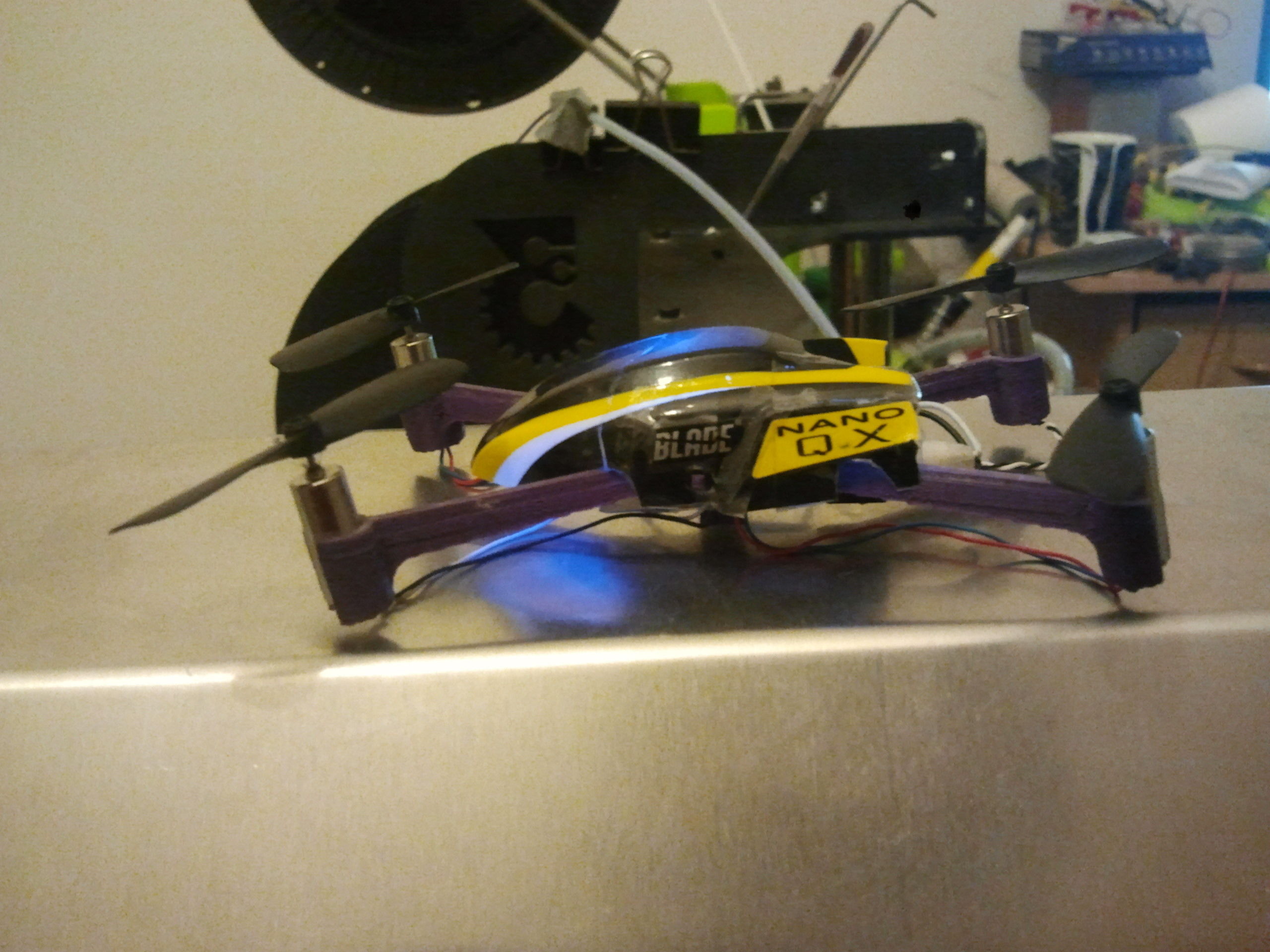 Blade nano qx replacement frame 3D print model_1