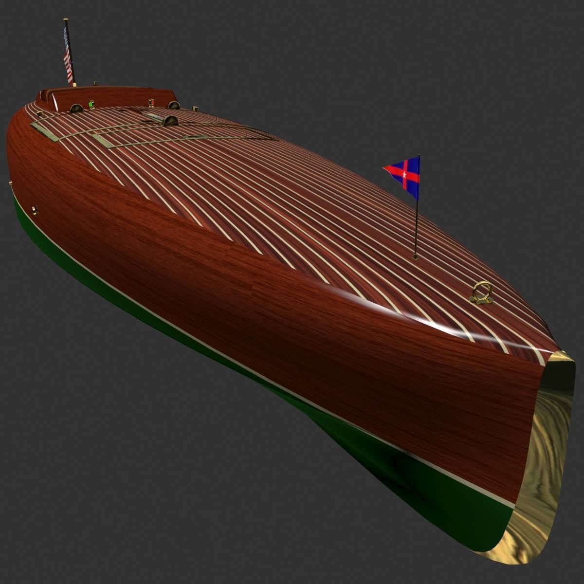 Baby Bootlegger G5 Hull Only 3D model_18