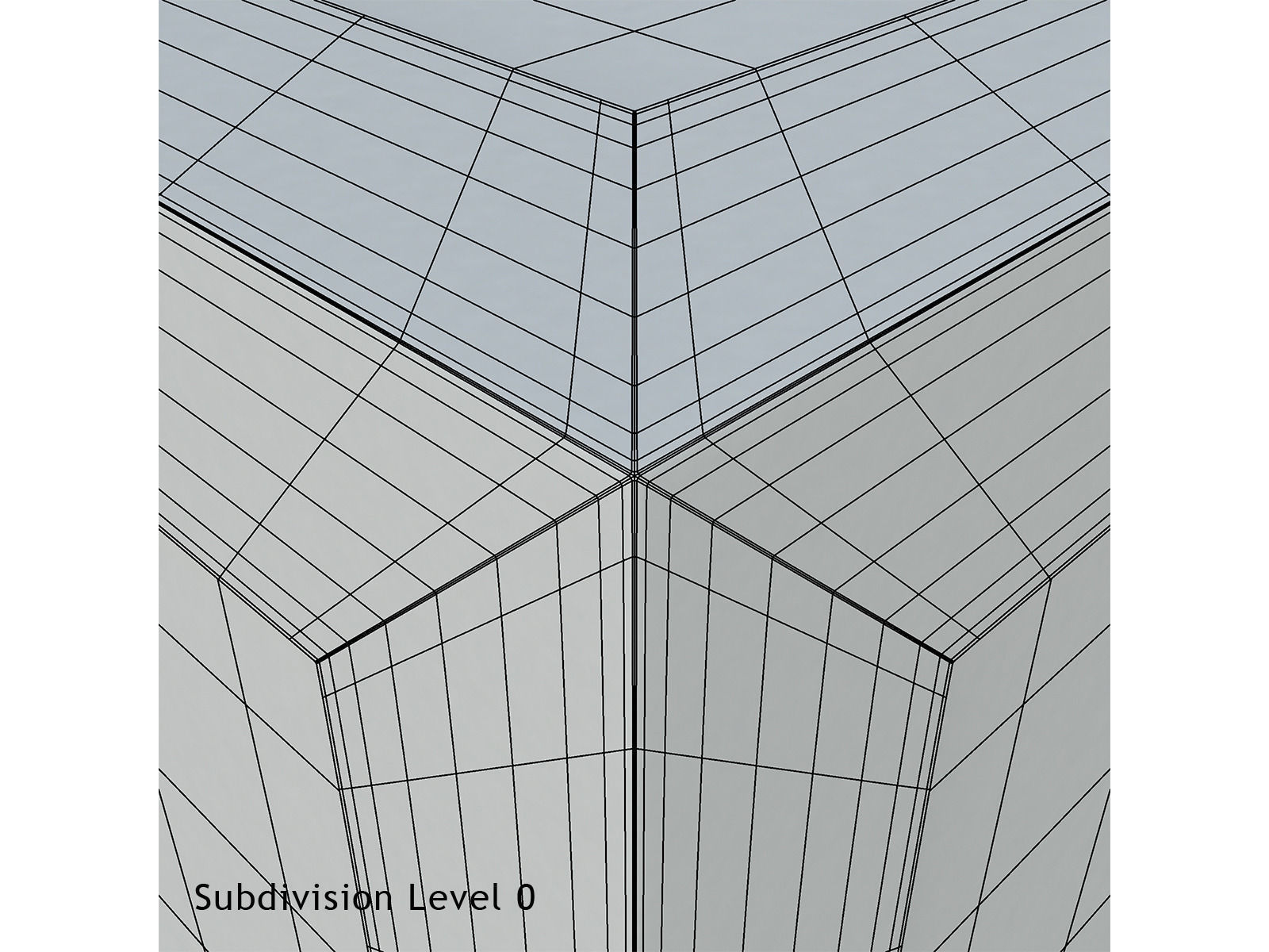 Wood box Low-poly 3D model_18
