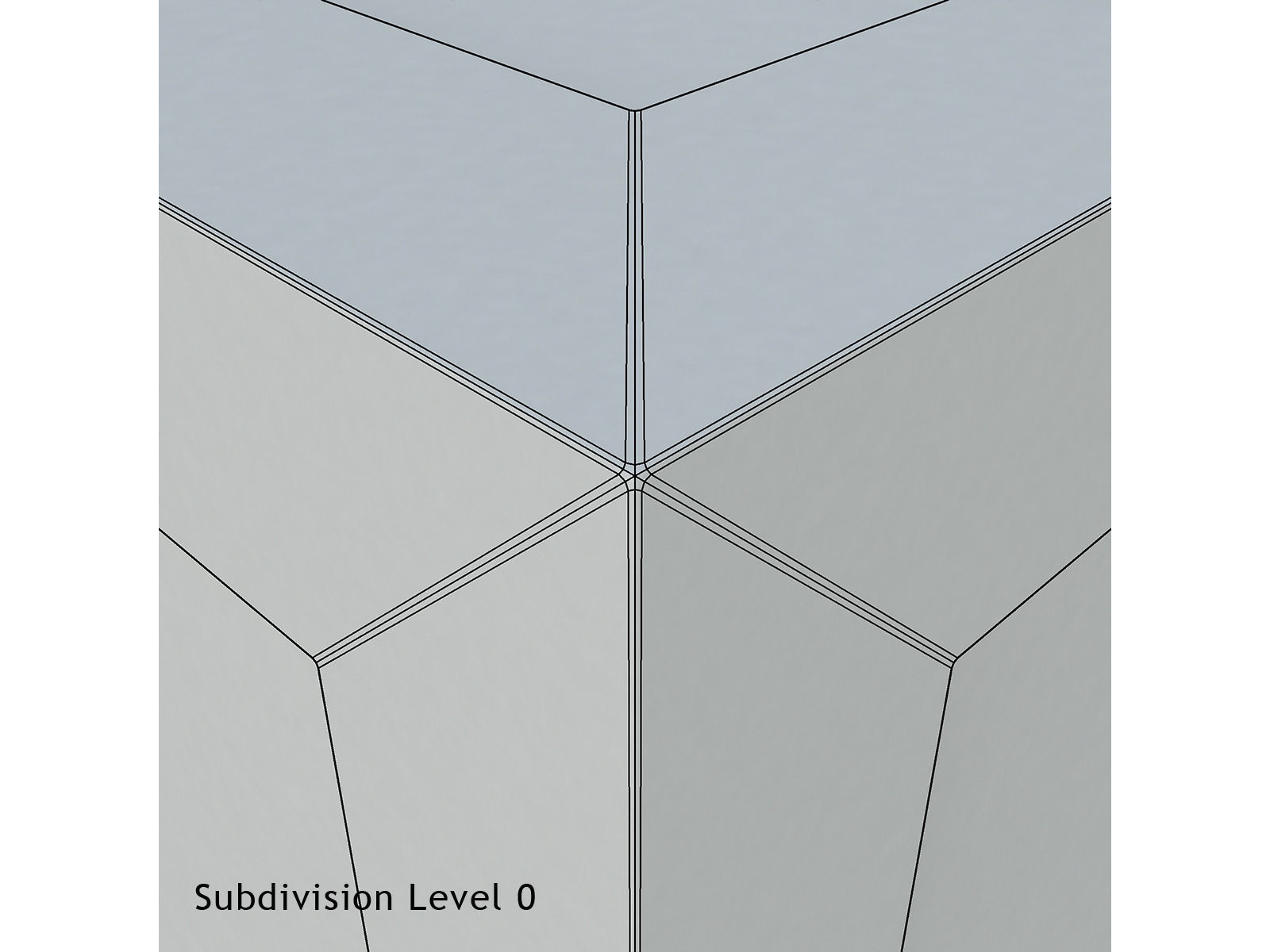 Wood box Low-poly 3D model_16