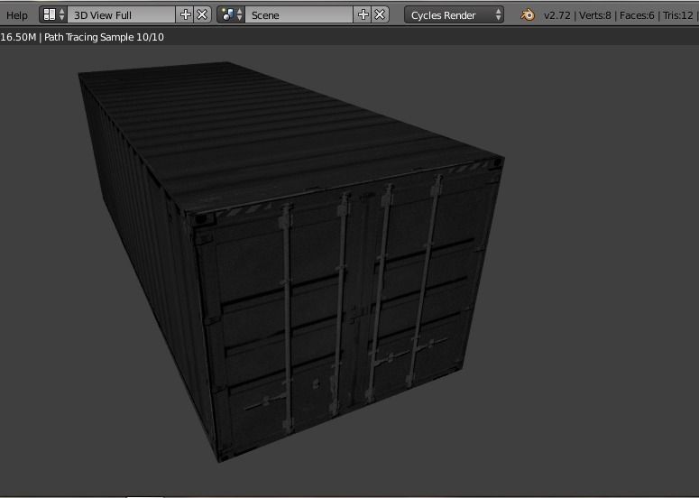 Container 3D Model free Free 3D model