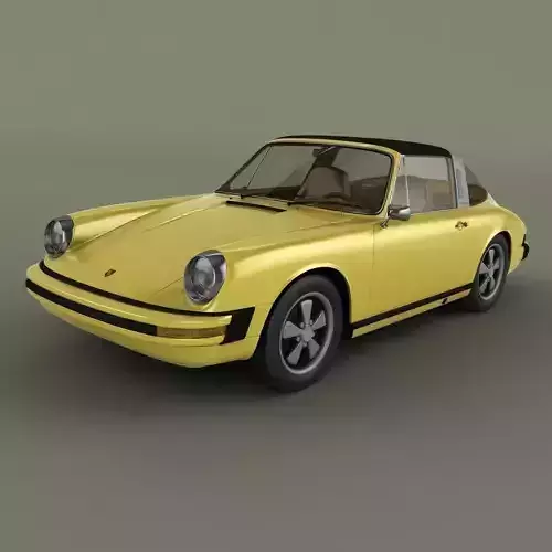 Porsche 911 Targa 1974 3D model