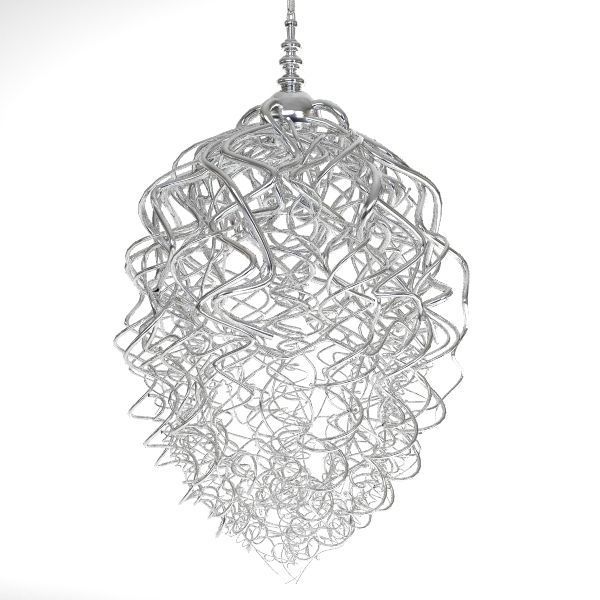 Contemporary Designer Chandelier 3D model_3