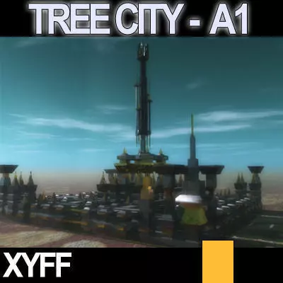 Xyff Tree City Block A1 3D model_0