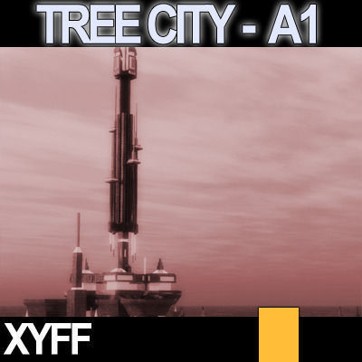 Xyff Tree City Block A1 3D model_8