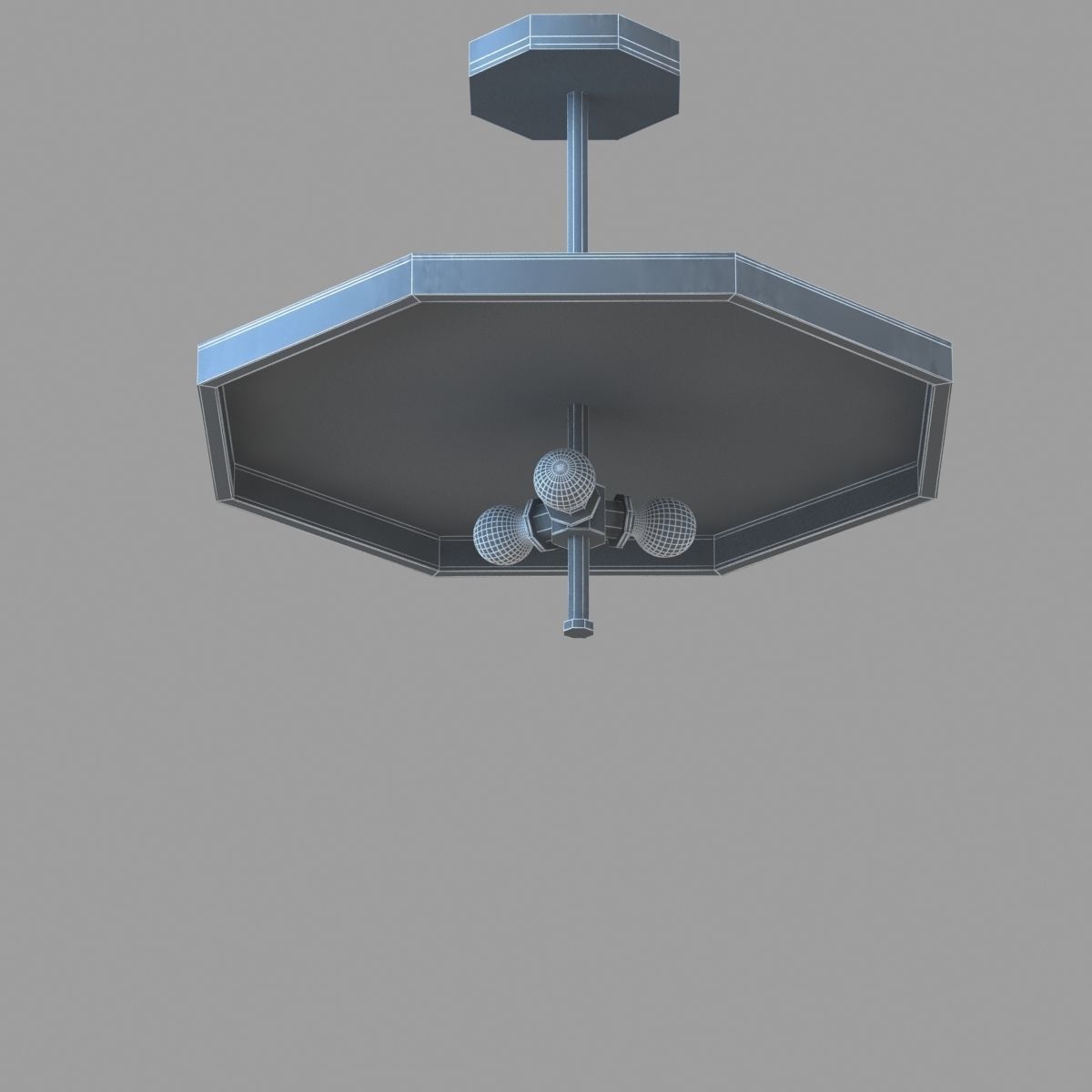 lamson chandelier by Tanmatra lighting 3D model_7