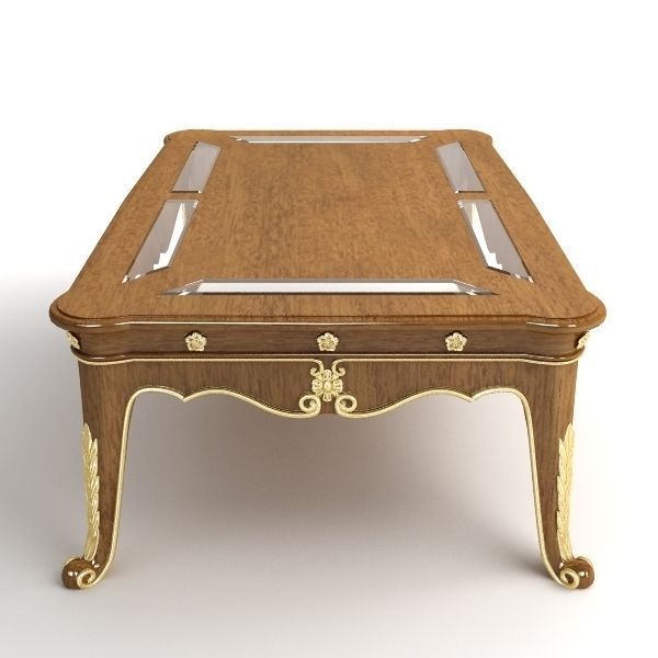 Antique Coffee Table 3D model_2