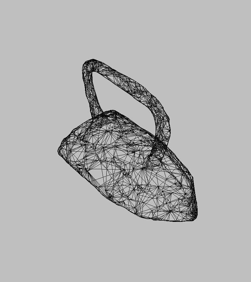 Old rusty iron Low-poly 3D model_2