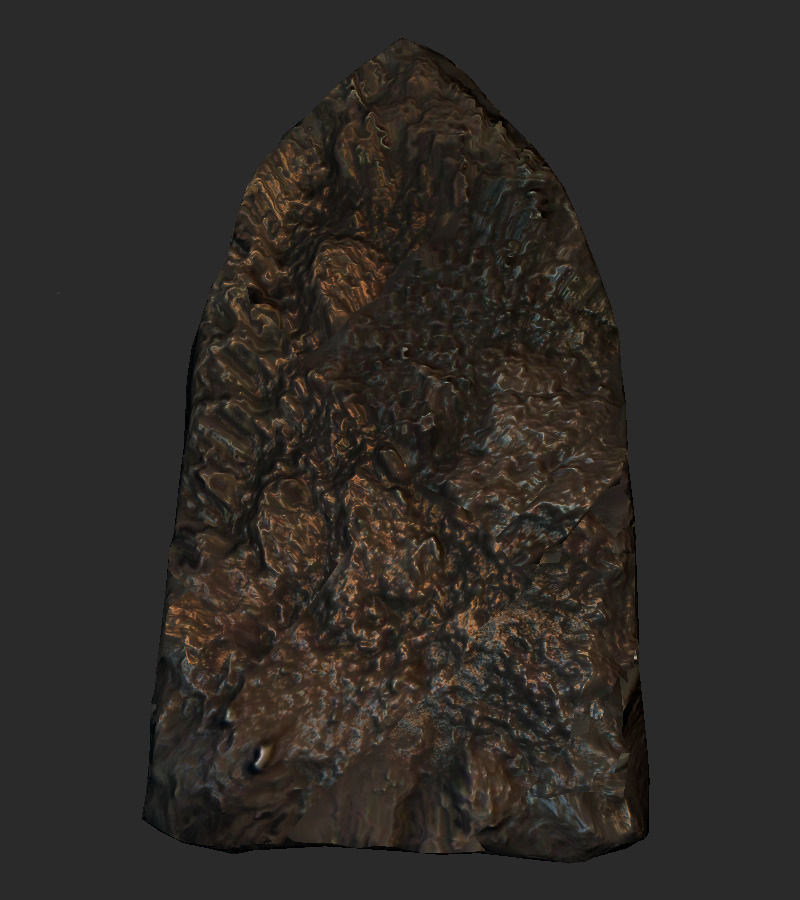 Old rusty iron Low-poly 3D model_4