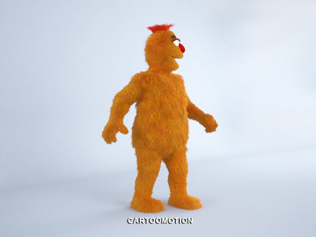 Zaydoon Muppet Low-poly 3D model_5
