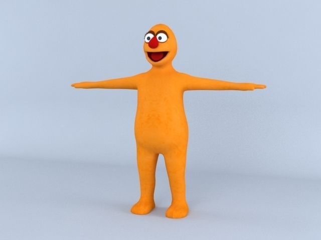 Zaydoon Muppet Low-poly 3D model_8