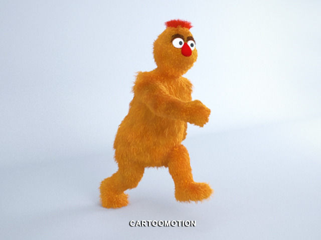 Zaydoon Muppet Low-poly 3D model_6