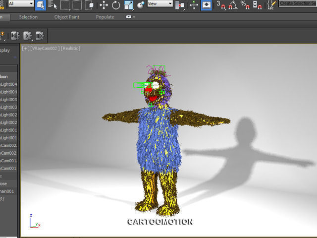 Zaydoon Muppet Low-poly 3D model_7