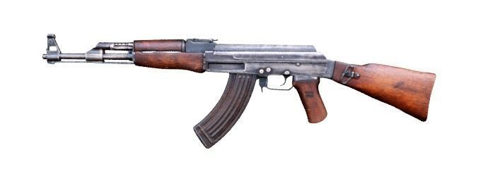Mikhail Kalashnikov  AK-47 Low-poly 3D model_3