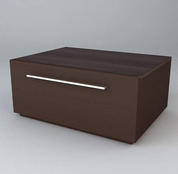Storage Chest Low-poly 3D model_0