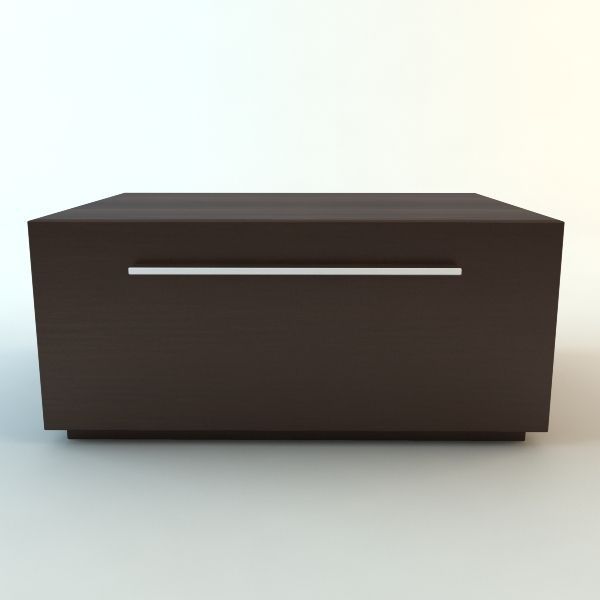 Storage Chest Low-poly 3D model_2