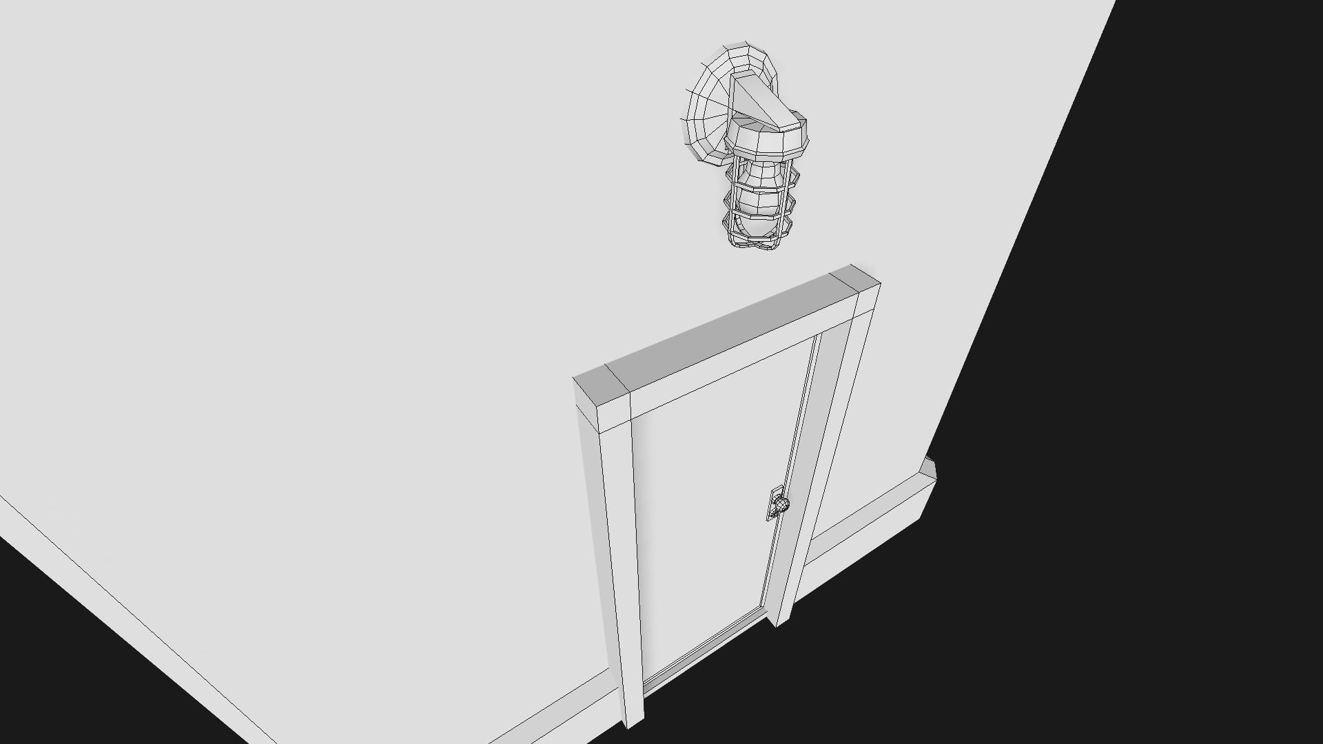 Prison Tower Low-poly 3D model_11