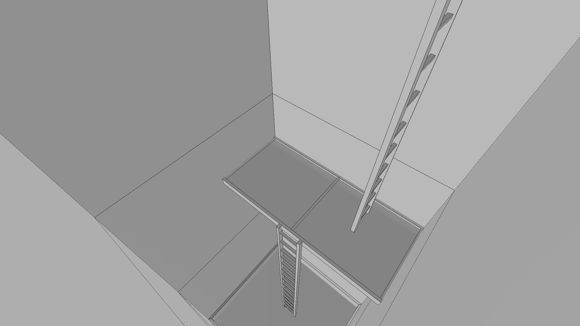 Prison Tower Low-poly 3D model_12