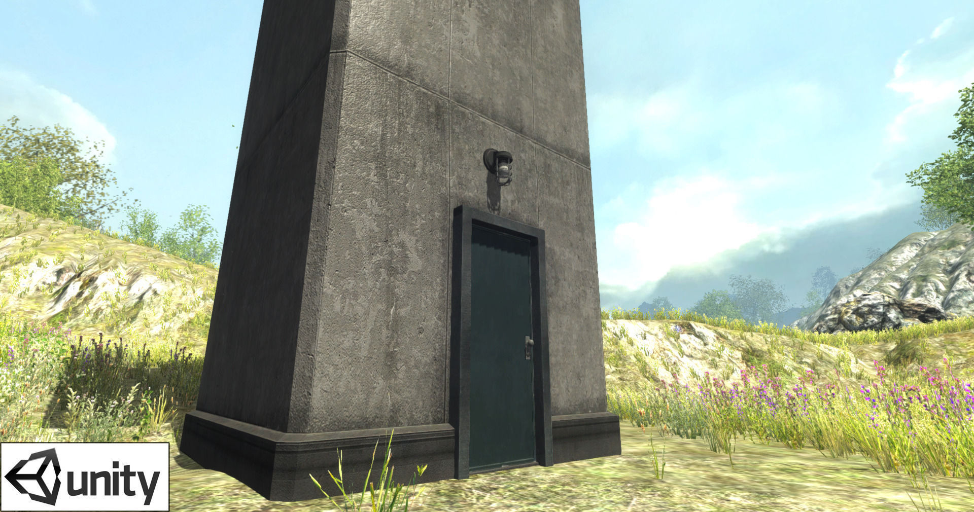 Prison Tower Low-poly 3D model_3