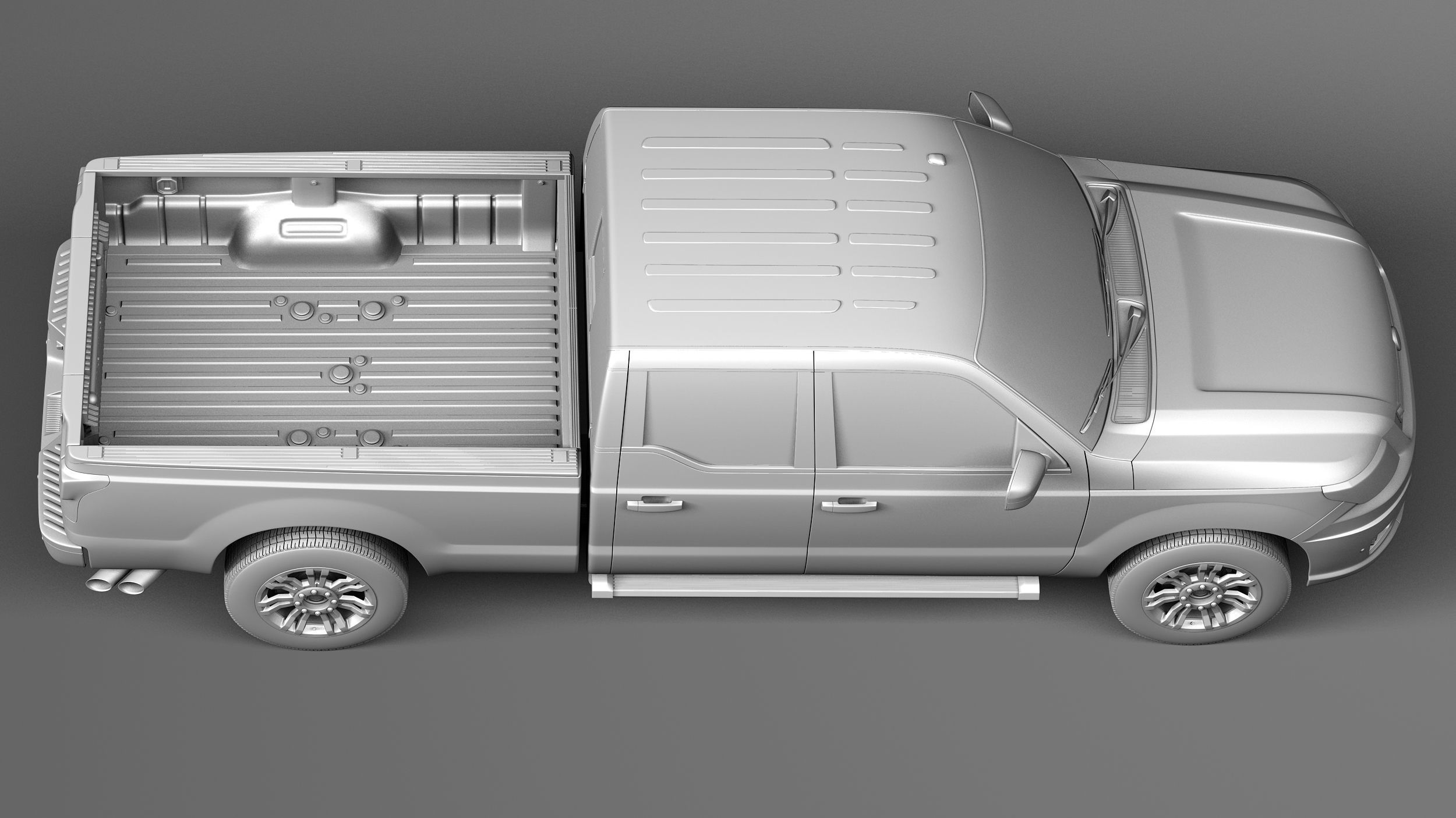 Generic Average Pickup 2015 3D model_15