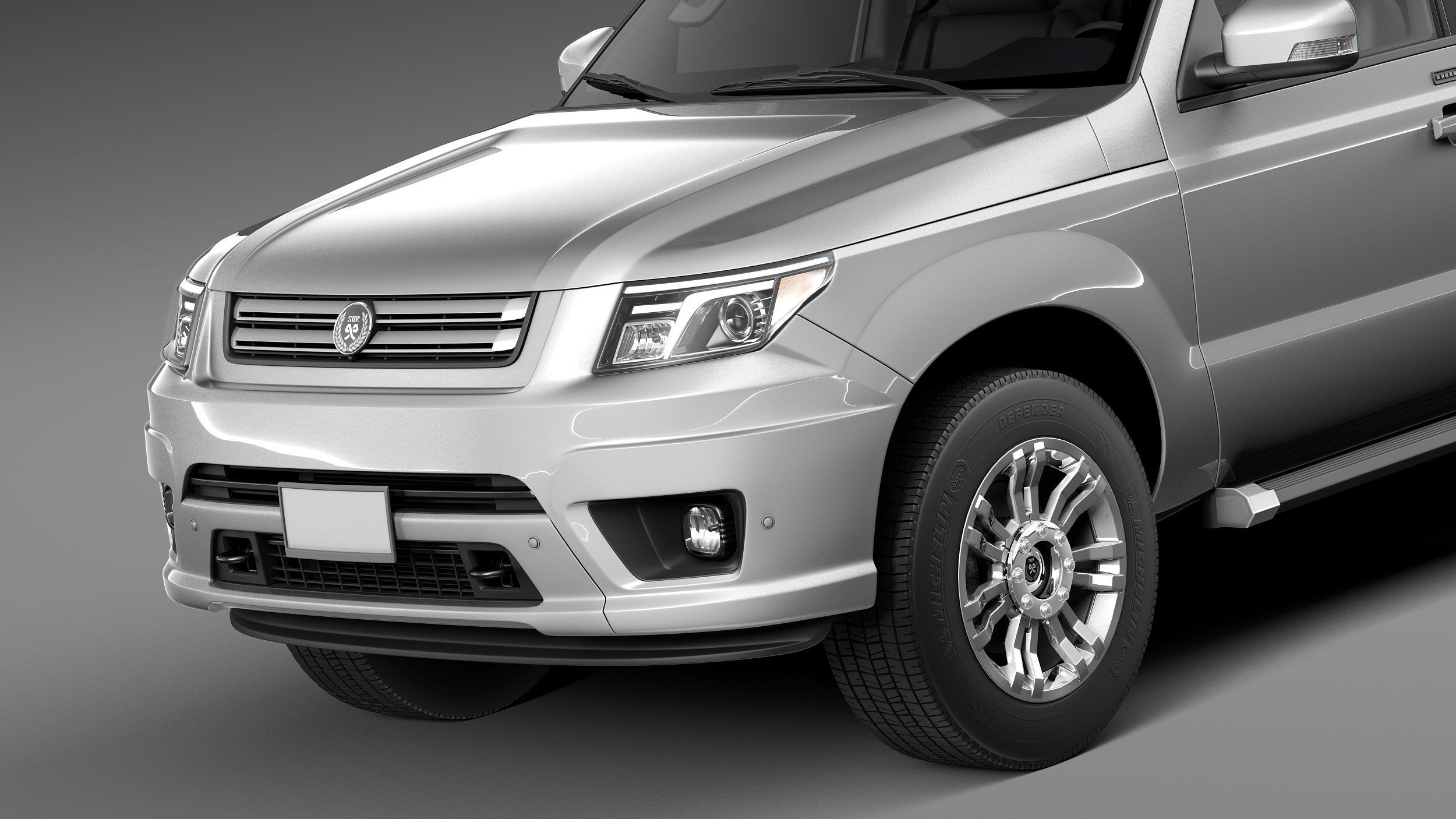 Generic Average Pickup 2015 3D model_2