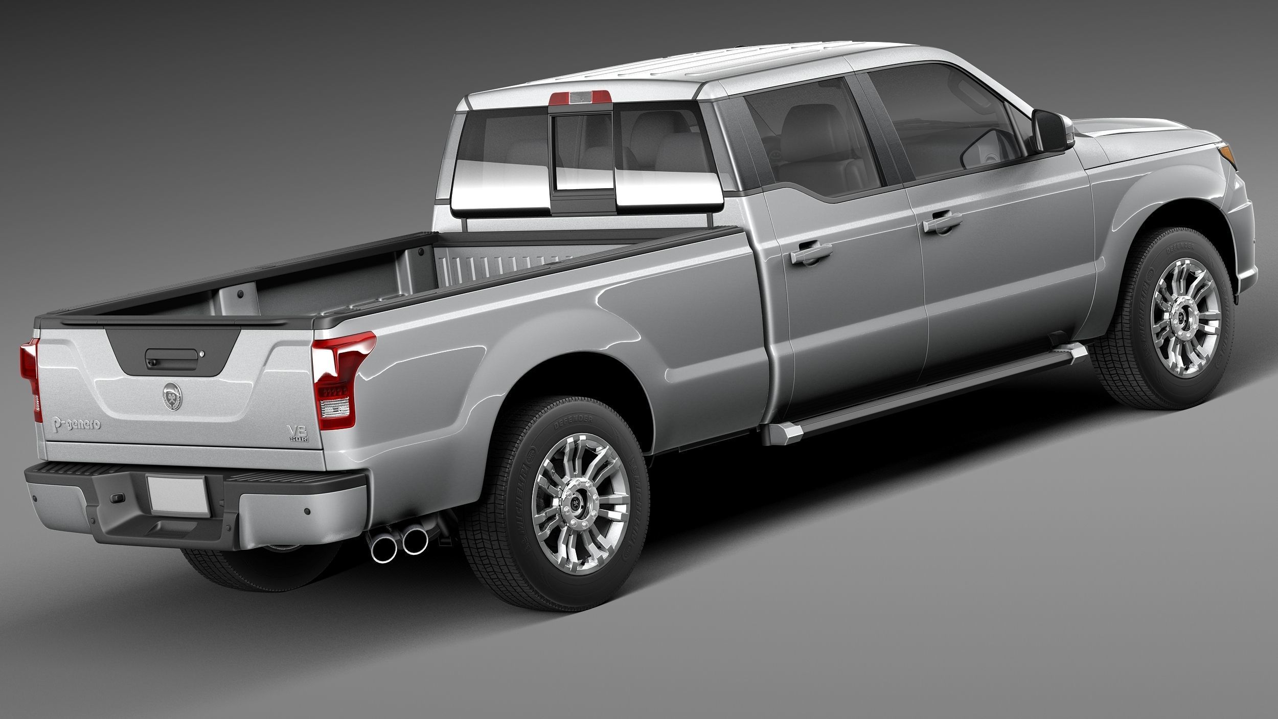 Generic Average Pickup 2015 3D model_4