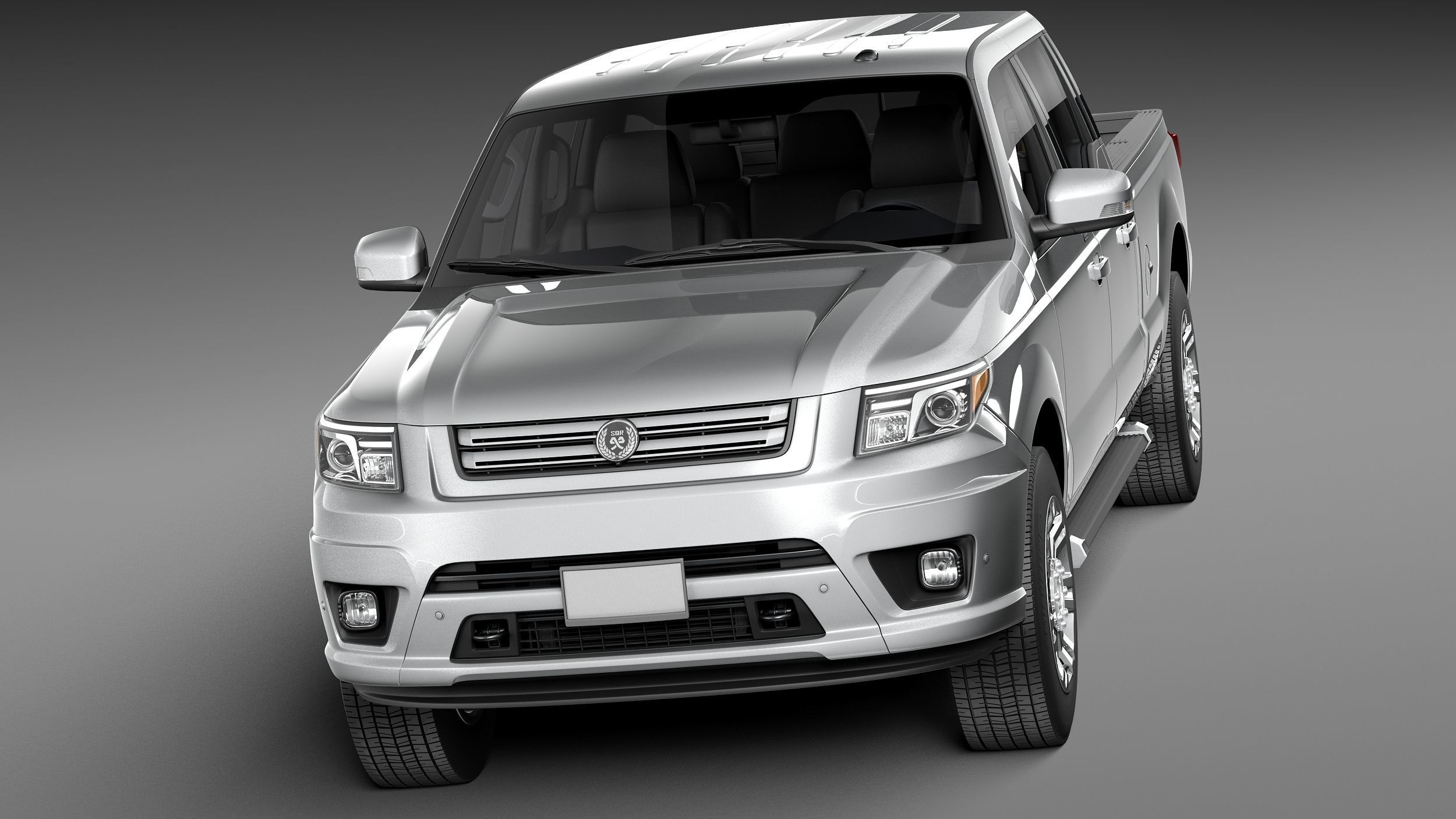 Generic Average Pickup 2015 3D model_1