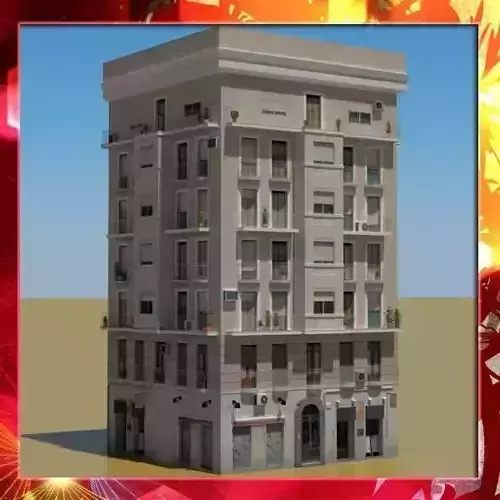 Building with balconies and windows