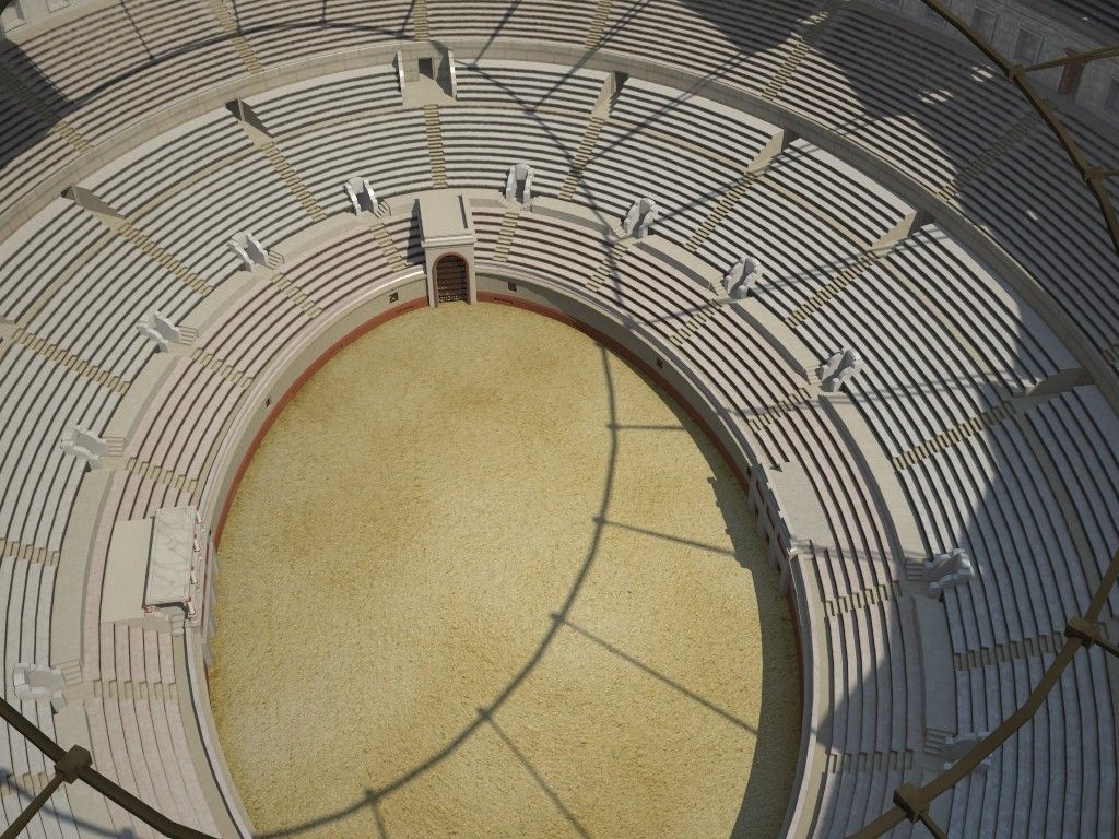 Colosseum New Undamaged 3D model_8