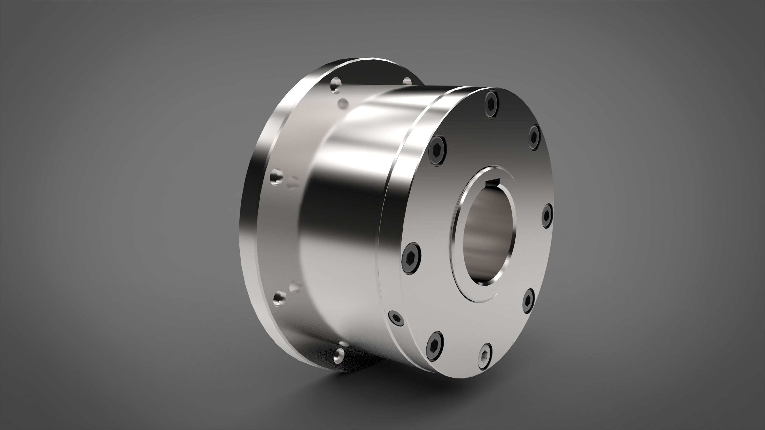 Overrunning Clutch 3D model_2