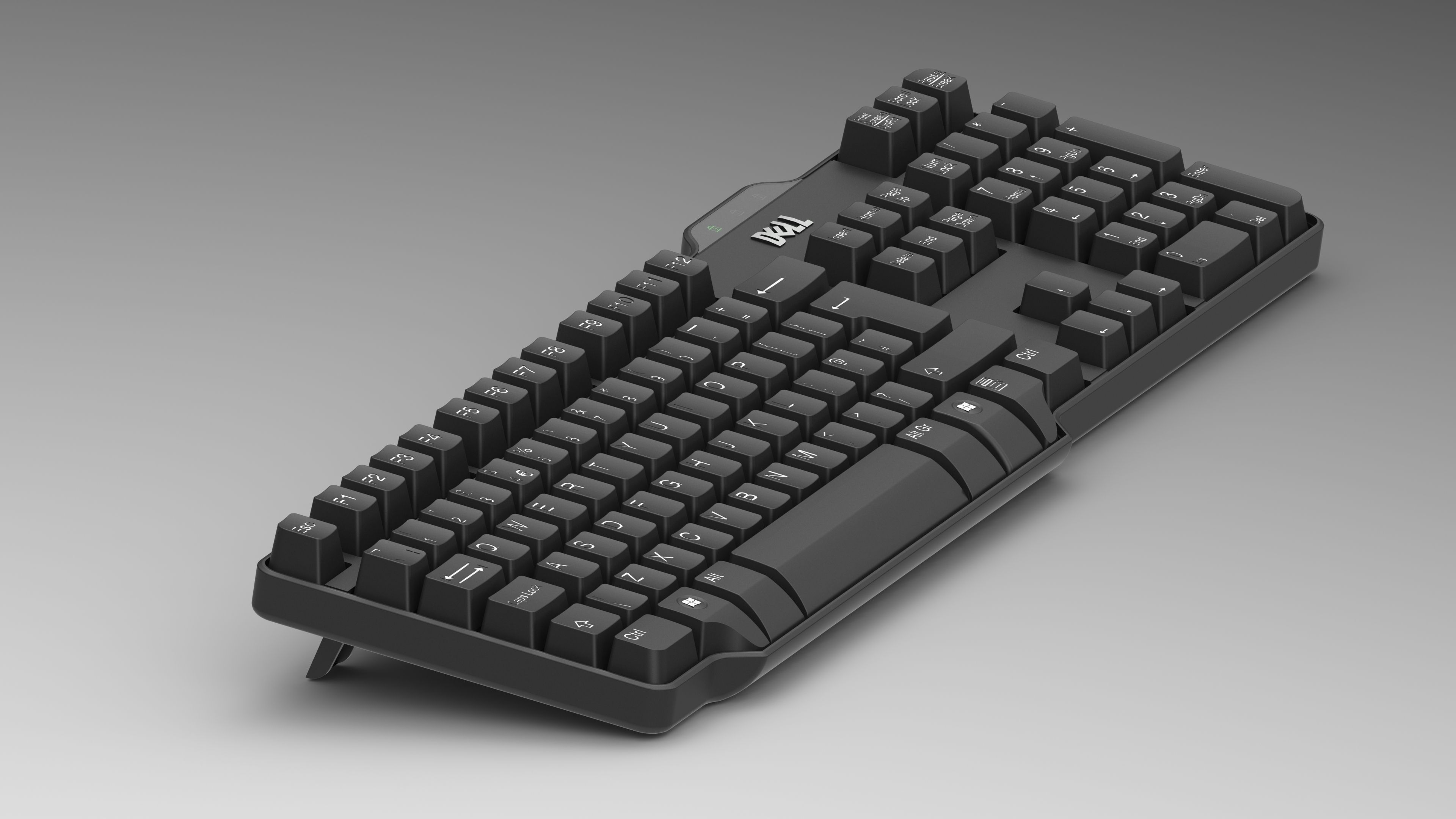 Keyboard Dell 3D Model .sldprt .sldasm .slddrw .ige .igs .iges ...