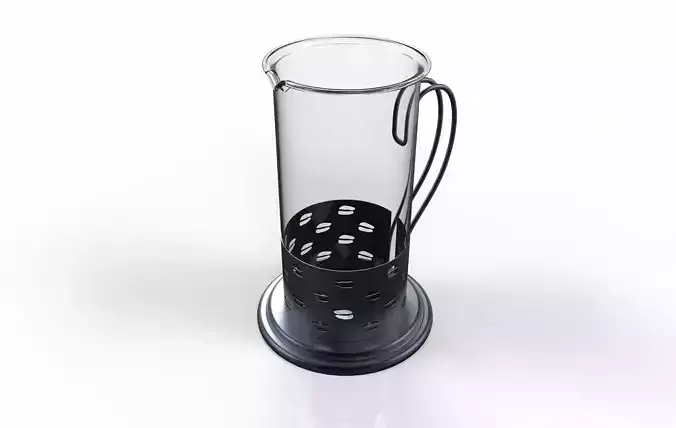Modern Teapot 3D model