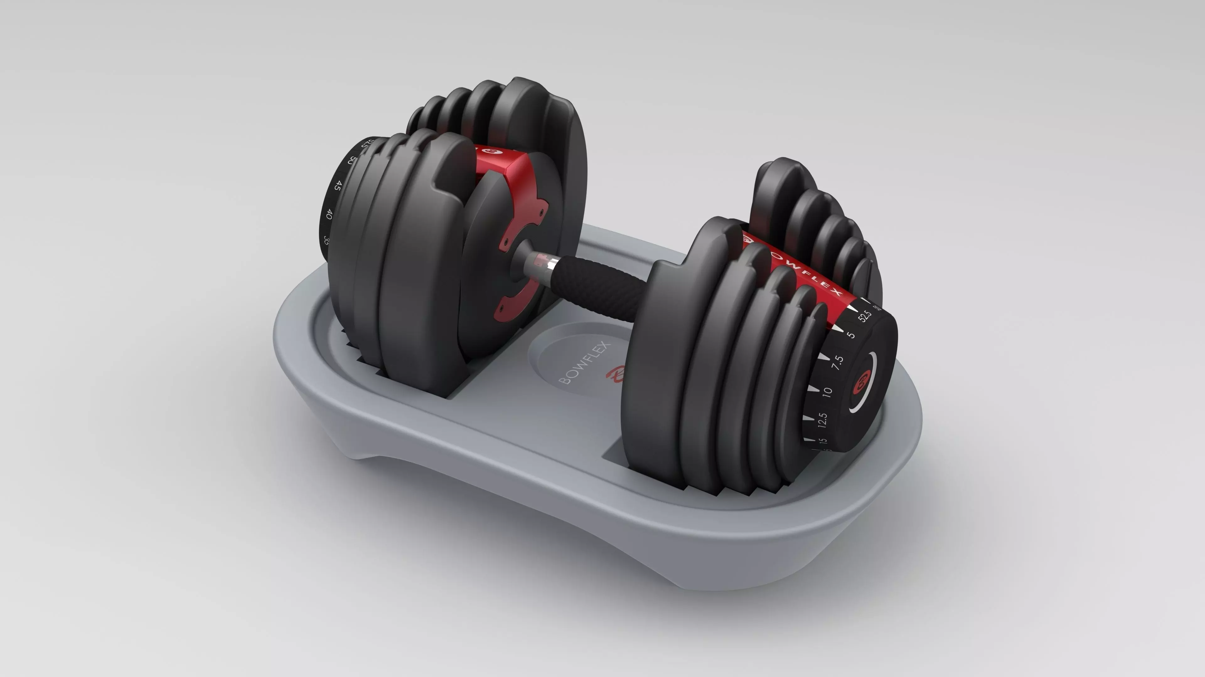 Bowflex Dumbbells 3D model_0