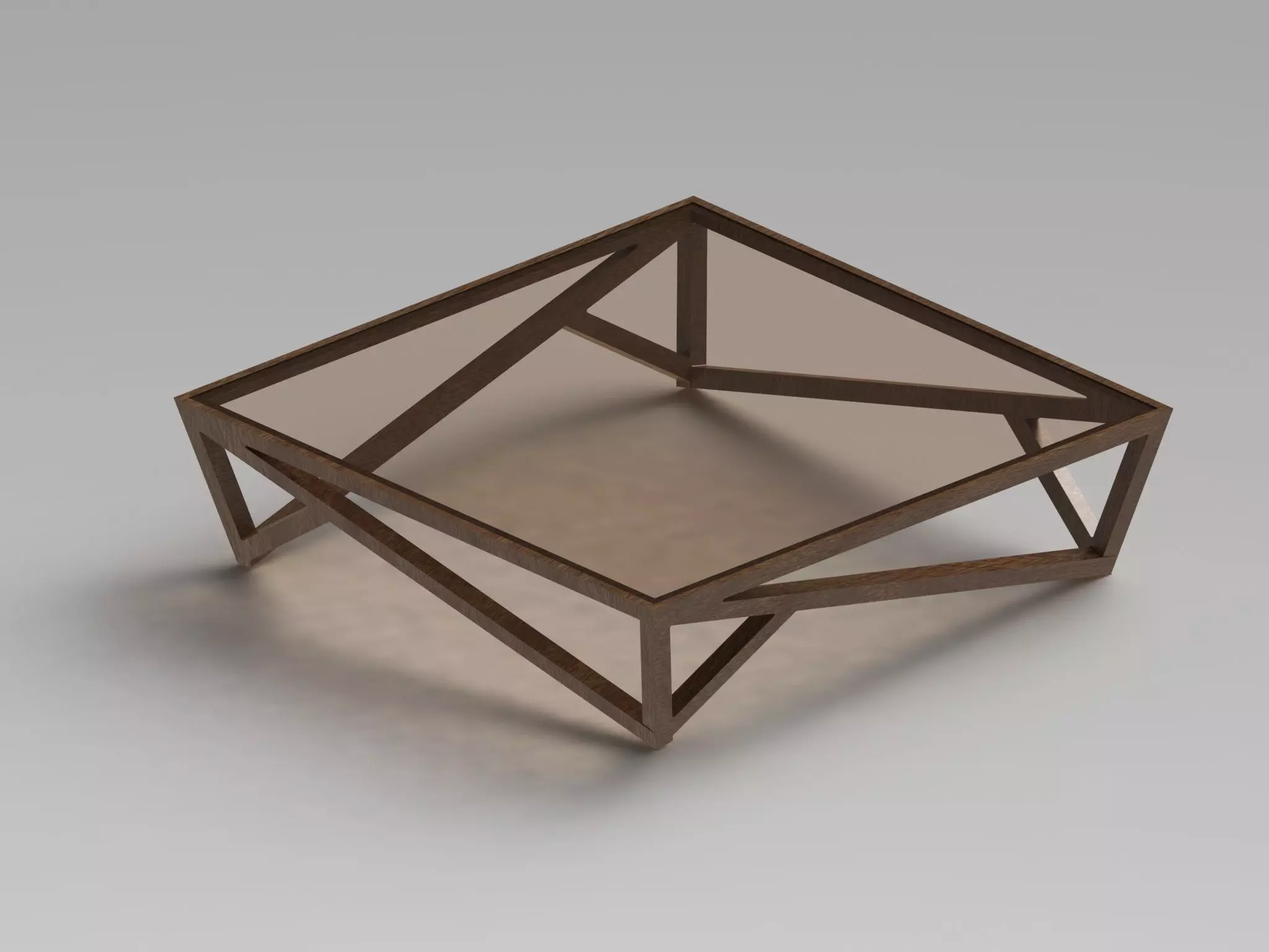 Modern Glass Coffee Table 2 3D model_0