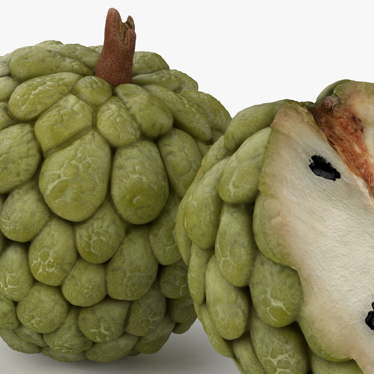 Realistic Anona Fruit 3D Model .max .obj .fbx .ma .mb - CGTrader.com