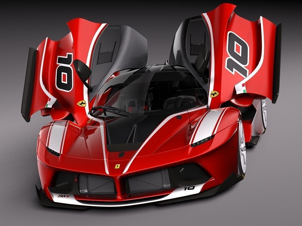 Ferrari FXX K 2015 Open Doors 3D model_9
