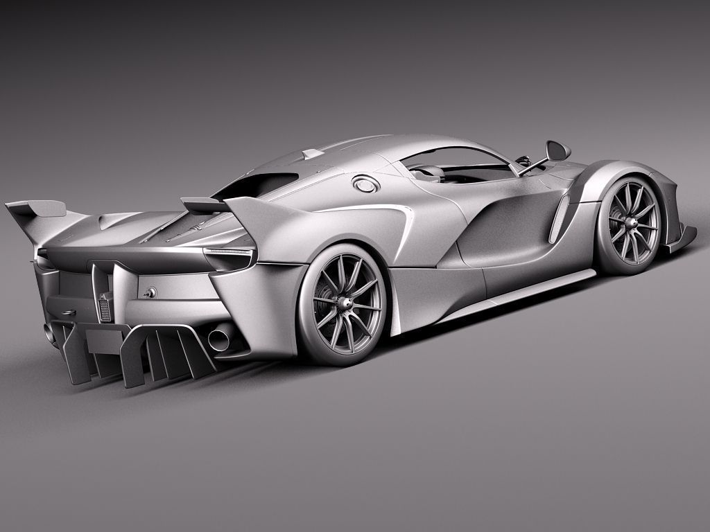 Ferrari FXX K 2015 Open Doors 3D model_17