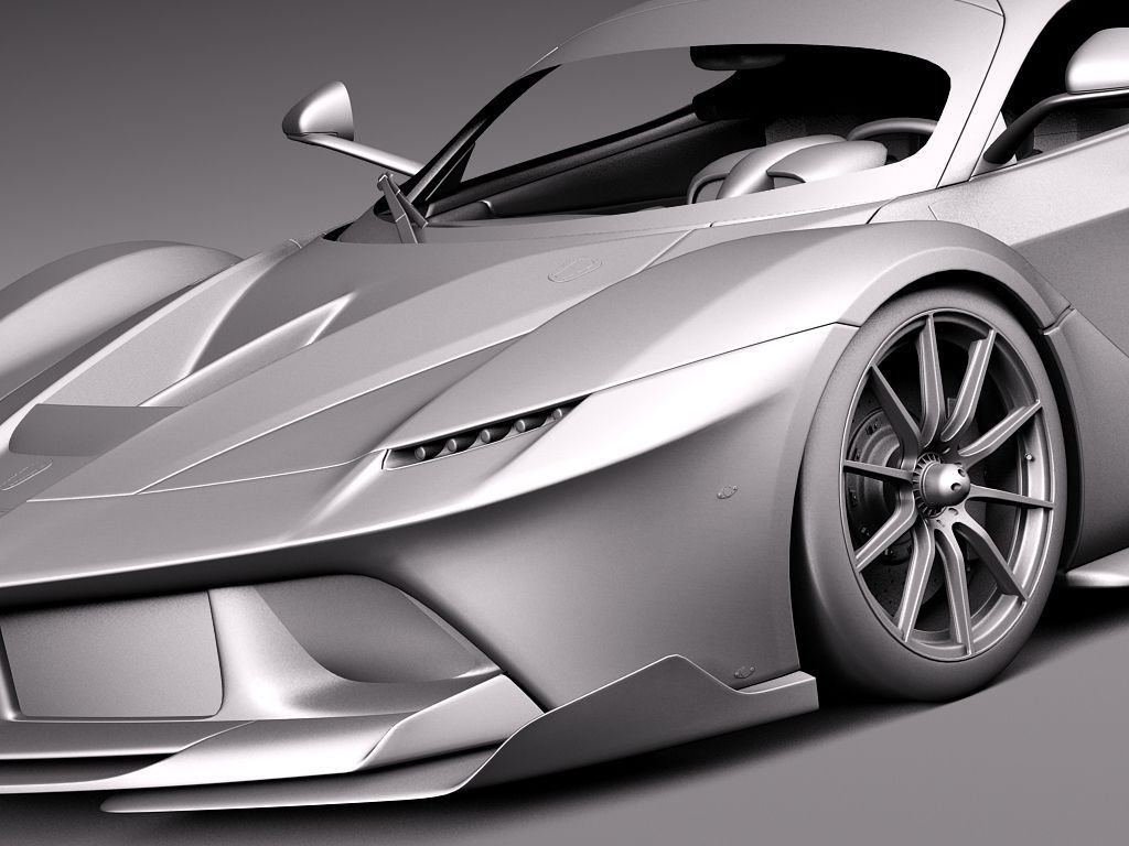 Ferrari FXX K 2015 Open Doors 3D model_15