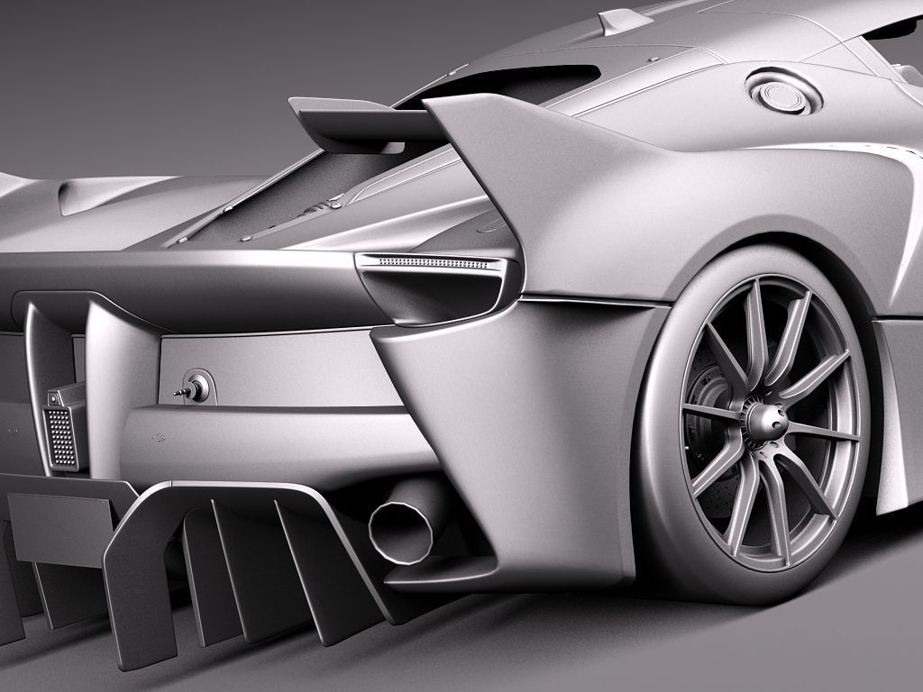 Ferrari FXX K 2015 Open Doors 3D model_16